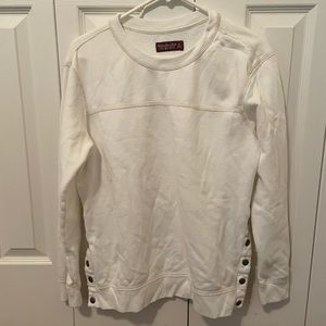 Xs Abercrombie Crewneck button sides